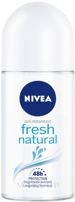 Deo Roll-on Antitranspirant - NIVEA fresh natural deodorant Roll-On — Bild 50 ml