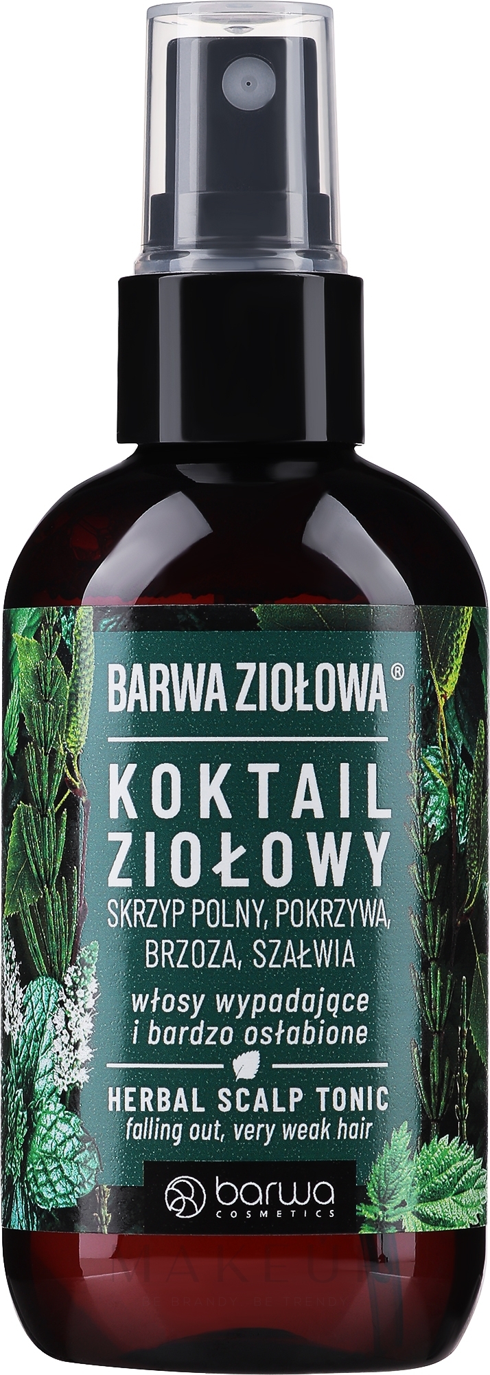 Spray für dünnes und feines Haar mit Kräutern - Barwa Herbal Cocktail — Bild 95 ml