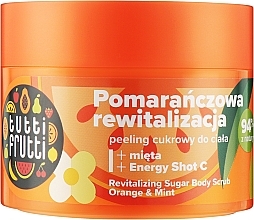 Revitalisierendes Zuckerpeeling für den Körper mit Orange und Minze - Farmona Tutti Frutti Orange And Mint Body Peeling — Bild N1