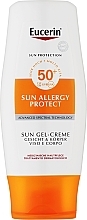 Sonnenschutzcreme-Gel für den Körper gegen Sonnenallergie SPF 50 - Eucerin Sun Allergy Protection Sun Creme-Gel SPF 50 — Foto N1