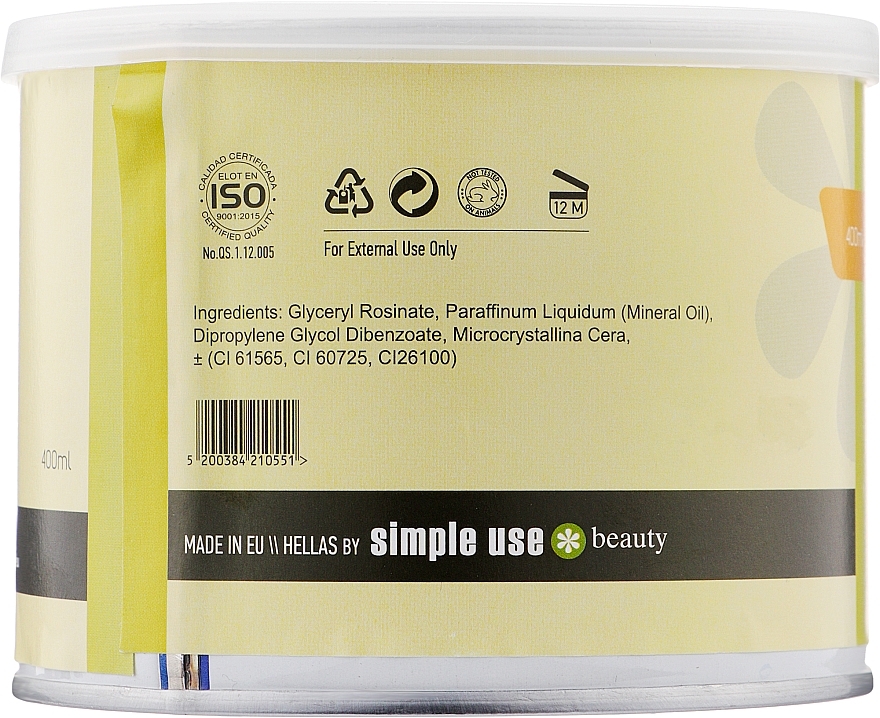 Warmes Wachs zur Enthaarung im Glas - Simple Use Beauty Depilation Wax — Bild N4