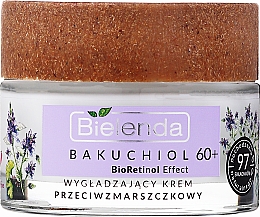 Feuchtigkeitsspendende und glättende Anti-Falten Gesichtscreme mit Bakuchiol und Ginko Biloba 60+ - Bielenda Bakuchiol BioRetinol Smoothing Cream — Bild N1