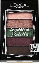 Lidschattenpalette - L'Oreal Paris La Petite Palette Feminist Eyeshadow — Bild N1