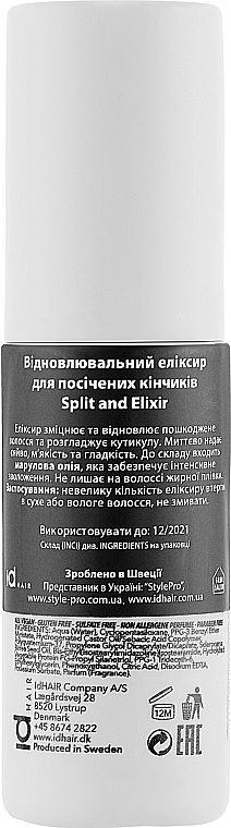 Elixier gegen Spliss - idHair Elements Xclusive Repair Split End Elixir — Bild N2