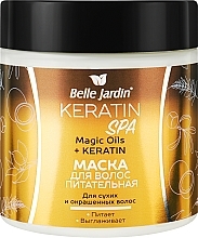 Maske für gefärbtes und trockenes Haar - Belle Jardin Keratin SPA Magic Oils + Keratin — Bild N1