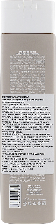 Feuchtigkeitsspendendes Shampoo für trockenes und geschädigtes Haar - Patrice Beaute Moisture Boost Sulfate-Free Shampoo — Bild N2