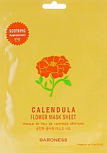 Düfte, Parfümerie und Kosmetik Tuchmaske - Beauadd Baroness Flower Mask Sheet Calendula Flower