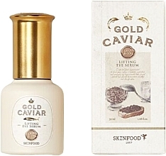 Düfte, Parfümerie und Kosmetik Lifting-Serum für die Haut um die Augen - Skinfood Gold Caviar Ex Lifting Eye Serum