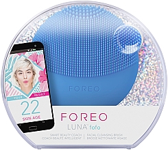 Reinigende Smart-Massagebürste für das Gesicht Aquamarine - Foreo Luna Fofo Smart Facial Cleansing Brush Aquamarine — Bild N3
