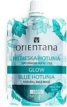 Düfte, Parfümerie und Kosmetik Natürliche Gesichtsmaske mit Molchschwanz, Chinarindenbäumen und Vitamin B3 - Orientana Blue Hotunia Glow Natural Face Mask