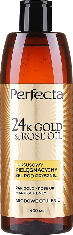 Duschgel - Perfecta 24k Gold & Rose Oil Luxury Shower Gel — Bild N1