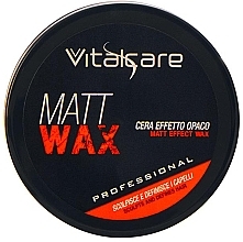 Düfte, Parfümerie und Kosmetik Mattes Stylingwachs - Vitalcare Professional Matt Wax