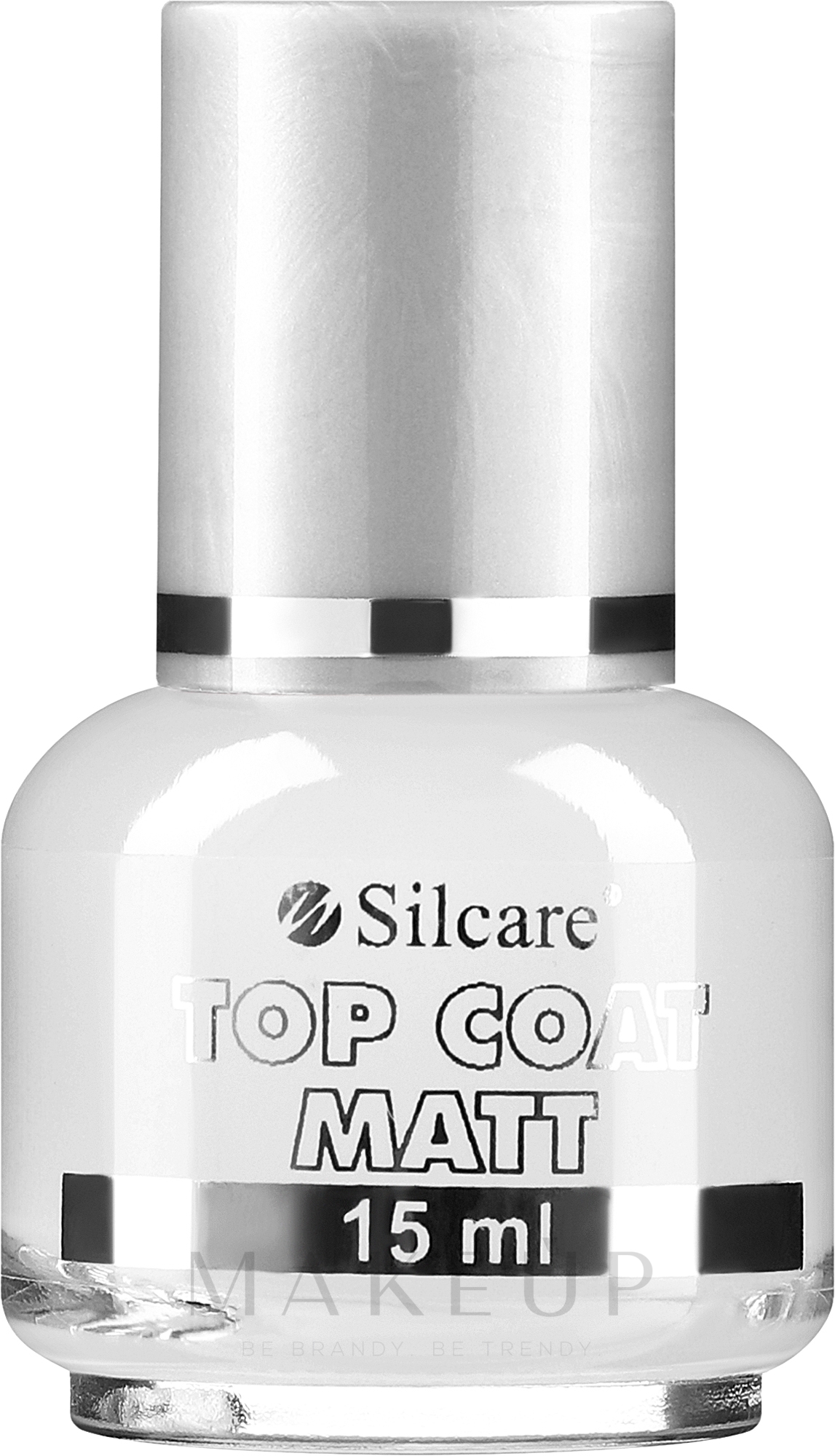 Decklack matt - Silcare Top Coat Mat — Bild 15 ml
