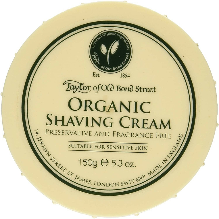 Rasiercreme - Taylor of Old Bond Street Organic Shaving Cream — Bild N1