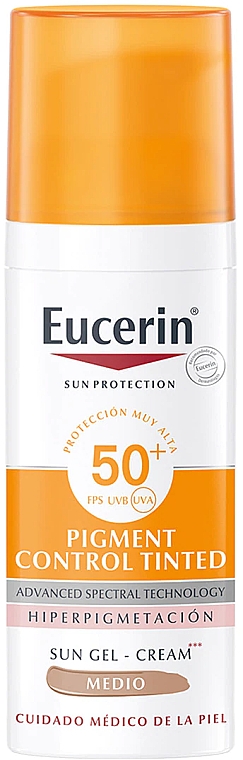 Fluid für das Gesicht - Eucerin Sun Protection Pigment Control Spf50+ Medium — Bild N1