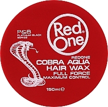 Düfte, Parfümerie und Kosmetik Aquawax für das Haar starker Halt - RedOne Cobra Aqua Hair Wax