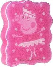 Düfte, Parfümerie und Kosmetik Kinder-Badeschwamm Peppa-Ballerine rosa - Suavipiel Peppa Pig Bath Sponge