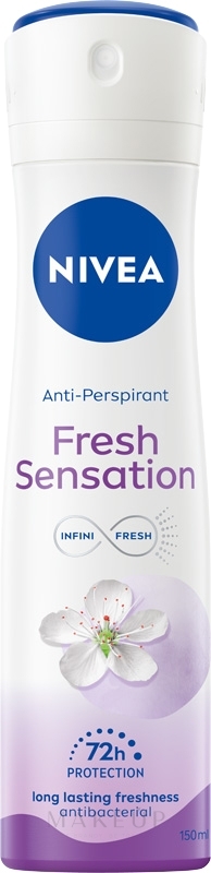 Deospray Antitranspirant für Damen - Nivea Fresh Sensation Antiperspirant Antibacterial — Bild 150 ml