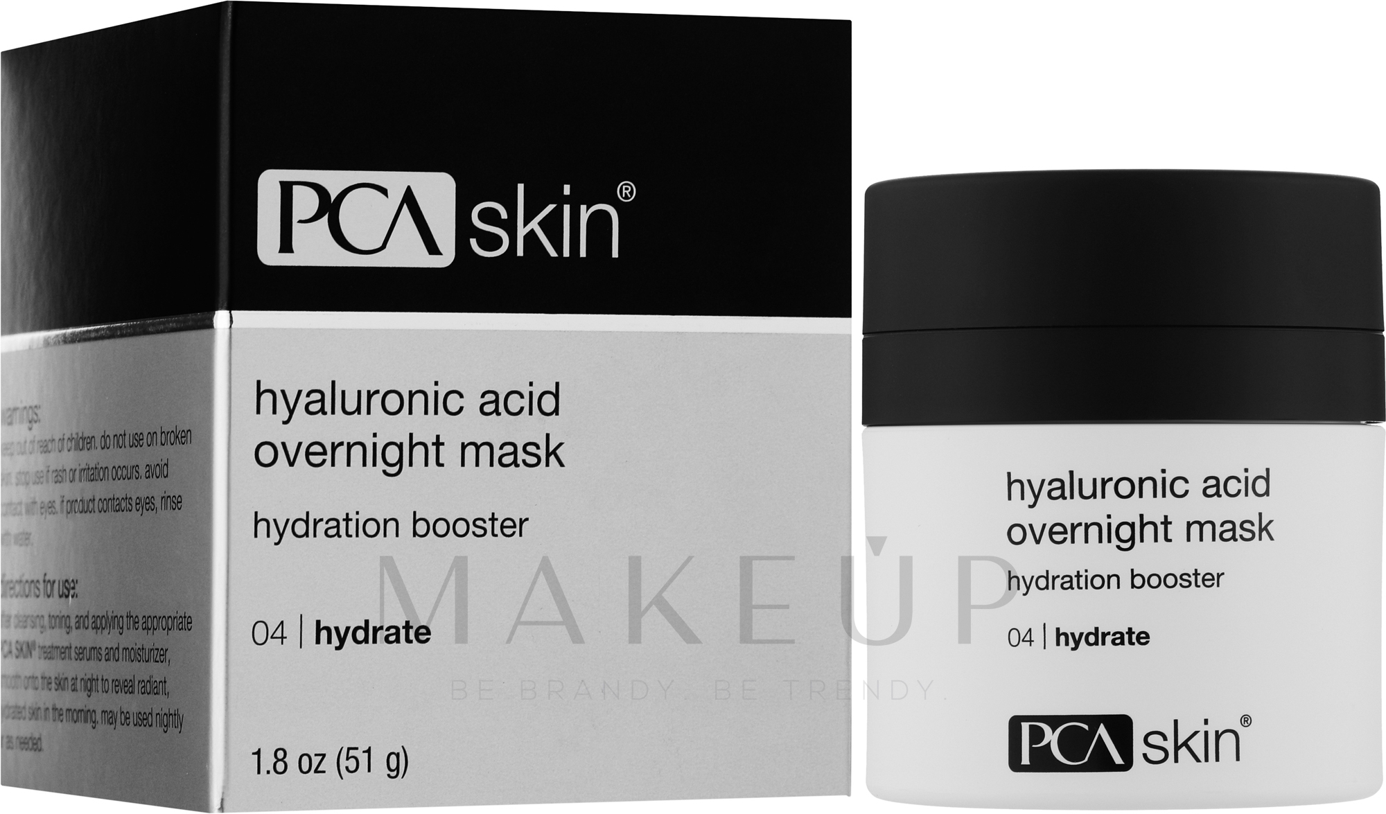 Nachtmaske für das Gesicht - PCA Hyaluronic Acid Overnight Skin Care Face Mask — Bild 51 g