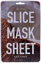 Düfte, Parfümerie und Kosmetik Regenerierende Tuchmaske mit Kokosnuss-Extrakt - Kocostar Slice Mask Sheet Coconut