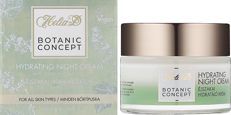 Feuchtigkeitscreme für die Nacht - Helia-D Botanic Concept Cream — Bild N2