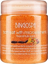 Badesalz mit Spurenelementen und tropischem Fruchtaroma - BingoSpa Bath Salt With Microelements & Tropical Fruits Scent — Bild N1