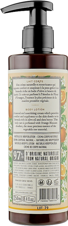 Körperlotion Orangenblüte - Panier Des Sens Orange Blossom Body Lotion — Bild N2