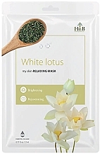 Düfte, Parfümerie und Kosmetik Tuchmaske für das Gesicht weißer Lotus - HnB My Skin Relaxing Mask White Lotus