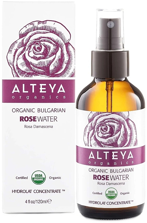 Rosenhydrolat - Alteya Organic Bulgarian Organic Rose Water Glass Spray  — Bild N2