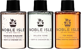 Noble Isle Fresh & Clean Bath & Shower Trio - Duftset (Duschgel 3x75ml)  — Bild N2