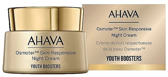 GESCHENK! Gesichtscreme für die Nacht - Ahava Osmoter Skin-Responsive Youth Booster Night Cream (probe)  — Bild N1