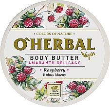 Düfte, Parfümerie und Kosmetik Körperbutter Himbeere - O’Herbal Body Butter Raspberry