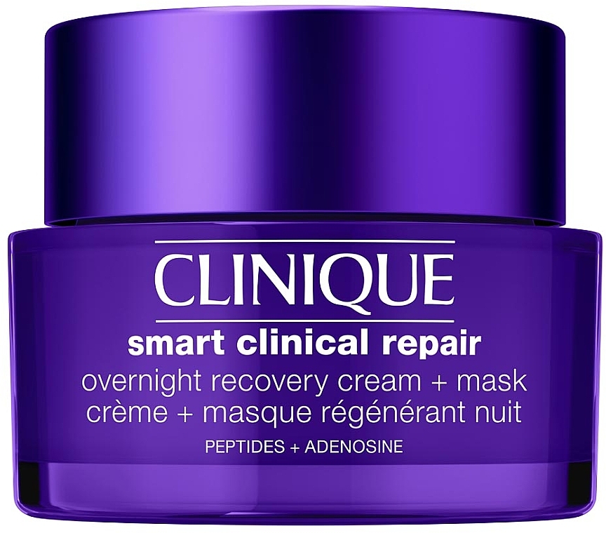 Regenerierende Gesichtsmaske-Creme für die Nacht	 - Clinique Smart Clinical Repair Overnight Recovery Cream + Mask — Bild N1