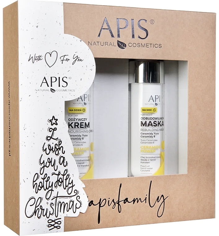 Set - APIS Professional Ceramide Power Gift Set (Gesichtscreme/150 ml + Gesichtsmaske/50 ml) — Bild N1