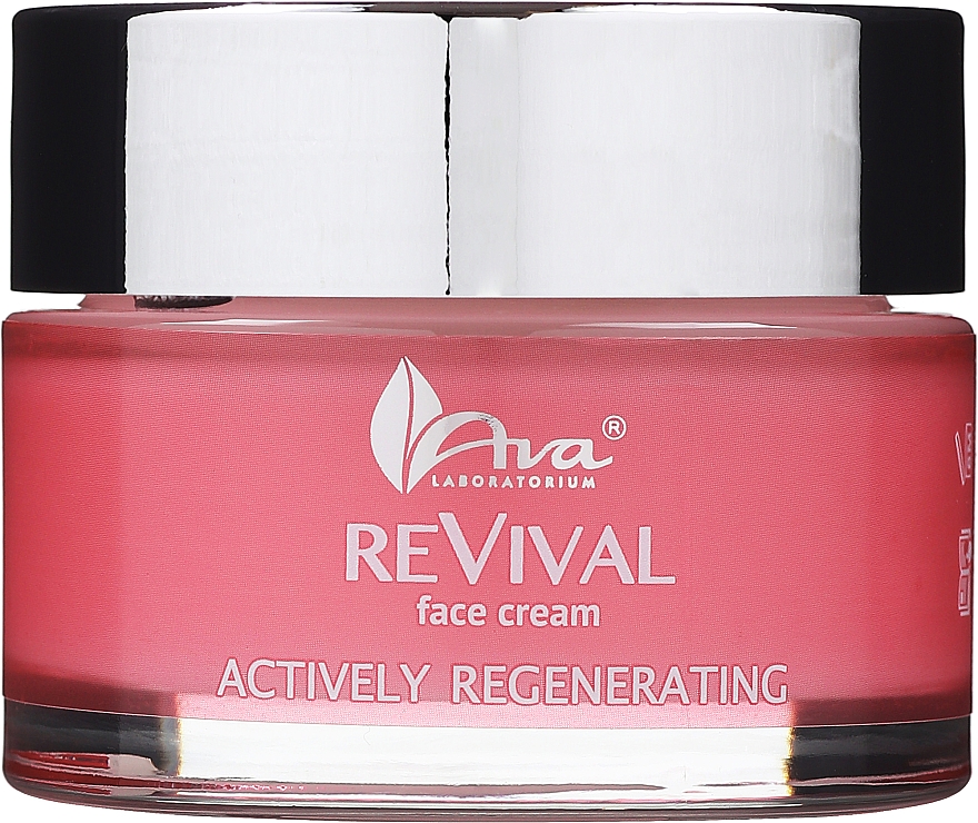Aktiv regenerierende Gesichtscreme mit Vitamin E, Argan- und Traubenkernöl - Ava Laboratorium Revival