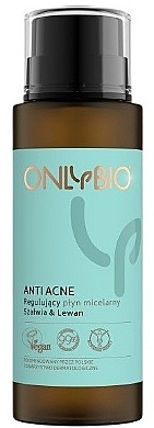 Regulierende Mizellenlotion mit Salbei und Levanthus  - OnlyBio Anti Acne  — Bild N1