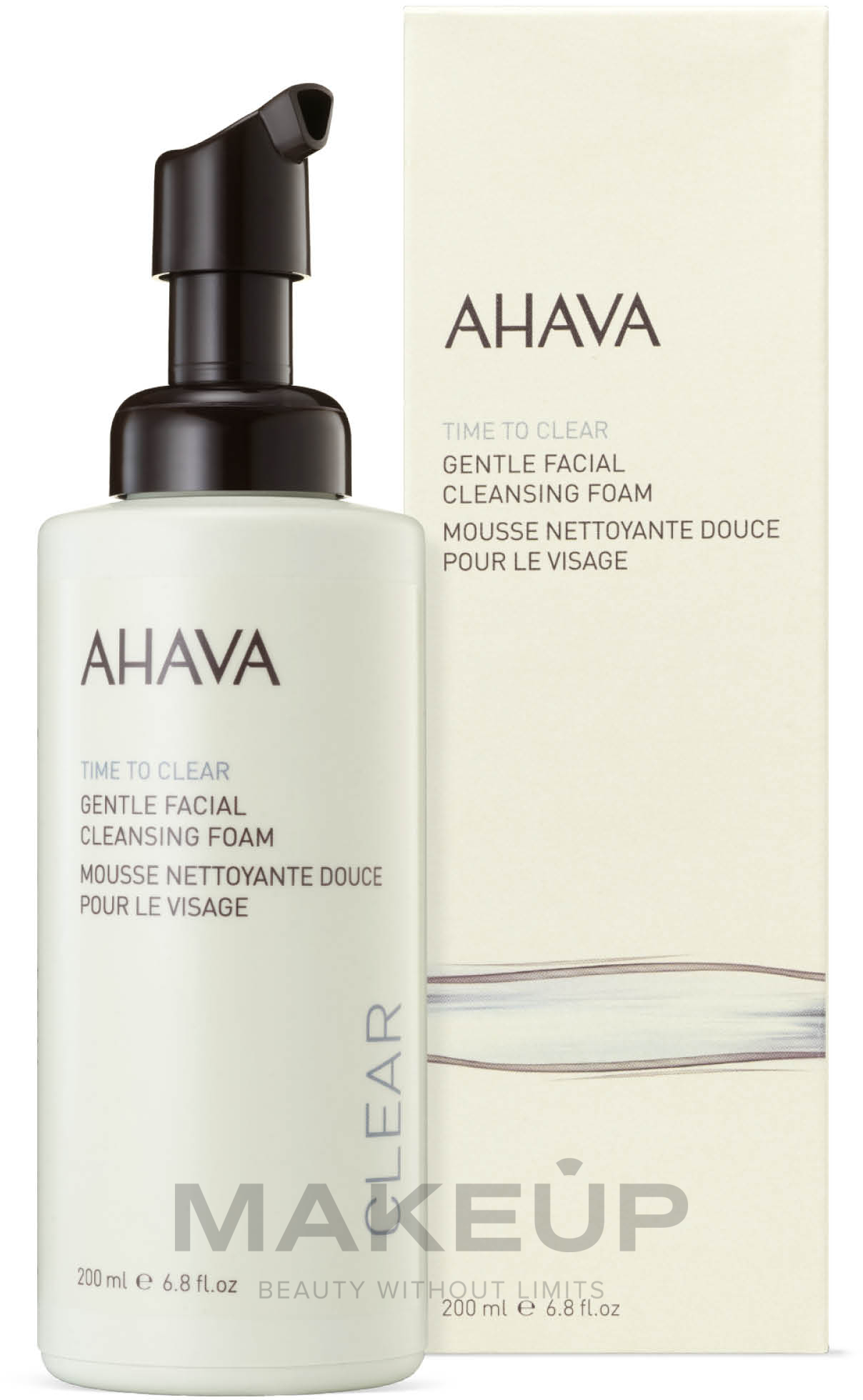 Gesichtsreinigungsschaum für alle Hauttypen - Ahava Time to Clear Gentle Facial Cleansing Foam — Bild 200 ml