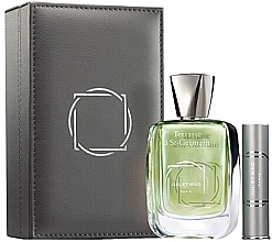 Jul et Mad Terrasse A St-Germain Leather Case - Parfum (Parfum 50ml + Parfum Mini 7ml)  — Bild N1