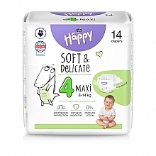 Babywindeln 8-14 kg Größe 4 Maxi 14 St. - Bella Baby Happy Soft & Delicate  — Bild N2