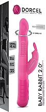 Rabbit-Vibrator mit dreifacher Stimulation - Marc Dorcel Baby Rabbit 2.0 Pink — Bild N1