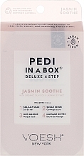 Düfte, Parfümerie und Kosmetik 4-stufige Jasmine Soothe Fußpflege - Voesh Deluxe Pedicure Jasmine Soothe In A Box 4in1