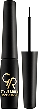 Düfte, Parfümerie und Kosmetik Eyeliner - Golden Rose Style Liner Metallic Eyeliner