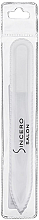 Glasnagelfeile 90 mm weiß - Sincero Salon Glass Nail File Duplex, White — Bild N2