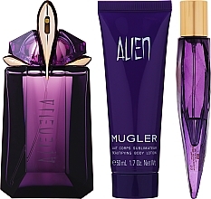 Mugler Alien - Duftset (Eau de Parfum 60ml + Eau de Parfum 10ml + Duschmilch 50ml) — Bild N2