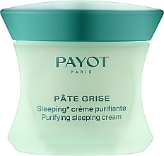 Düfte, Parfümerie und Kosmetik Gesichtscreme für die Nacht - Payot Pate Grise Purifying Sleeping Cream