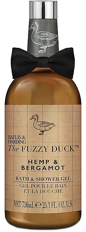 Bade-und Duschgel mit Hanf und Bergamotte - Baylis & Harding Fuzzy Duck Men's Hemp & Bergamot Bath & Shower Gel — Bild N1