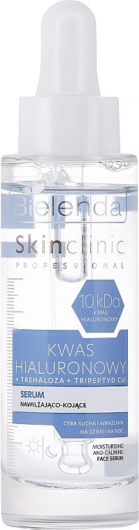 Feuchtigkeitsspendendes und beruhigendes Gesichtsserum - Bielenda Skin Clinic Professional Hyaluronic Acid — Bild N1