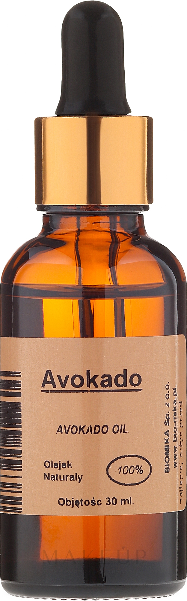 100% natürliches Avocadoöl - Biomika Avokado Oil — Bild 30 ml