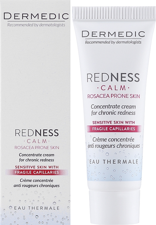 GESCHENK! Cremekonzentrat für Haut mit Rosacea - Dermedic Redness Calm Concentrate Cream For Chronic Redness — Bild N1