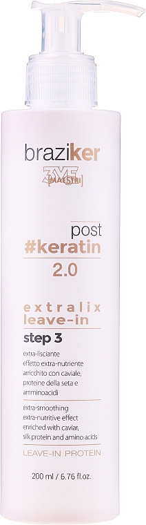 Haarfluid mit Keratin - Braziker Leave-In Styling Fluid After Keratin Hair Straightening — Bild N1